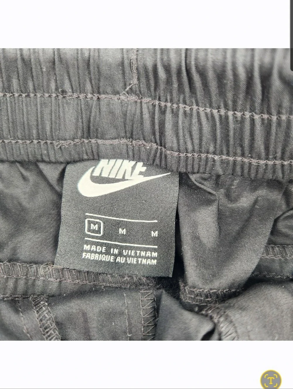 Nike Sportswear Casual Cargo Big Pocket Pant Mens Size Medium Black
